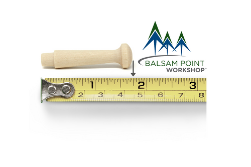 1.75-Inch Birch Small Unfinished Shaker Pegs