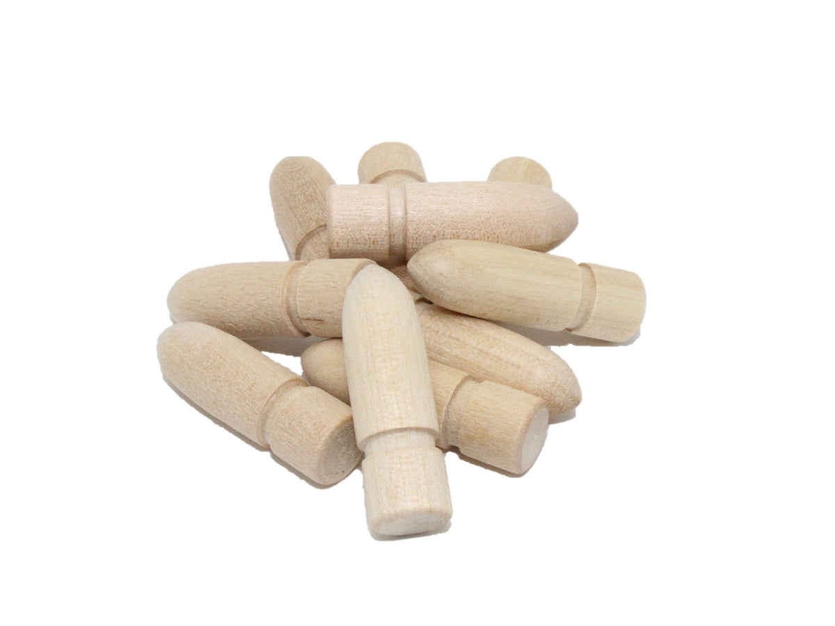 Table and Leaf Alignment Pins - Wood - Length 1.25"