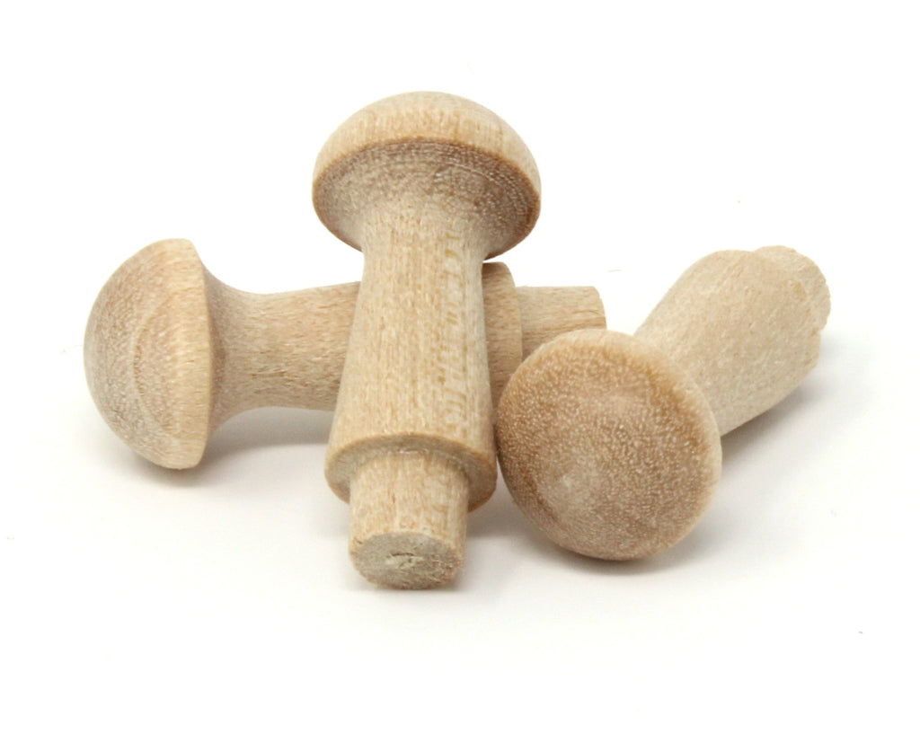 1" Mini Birch Shaker Pegs